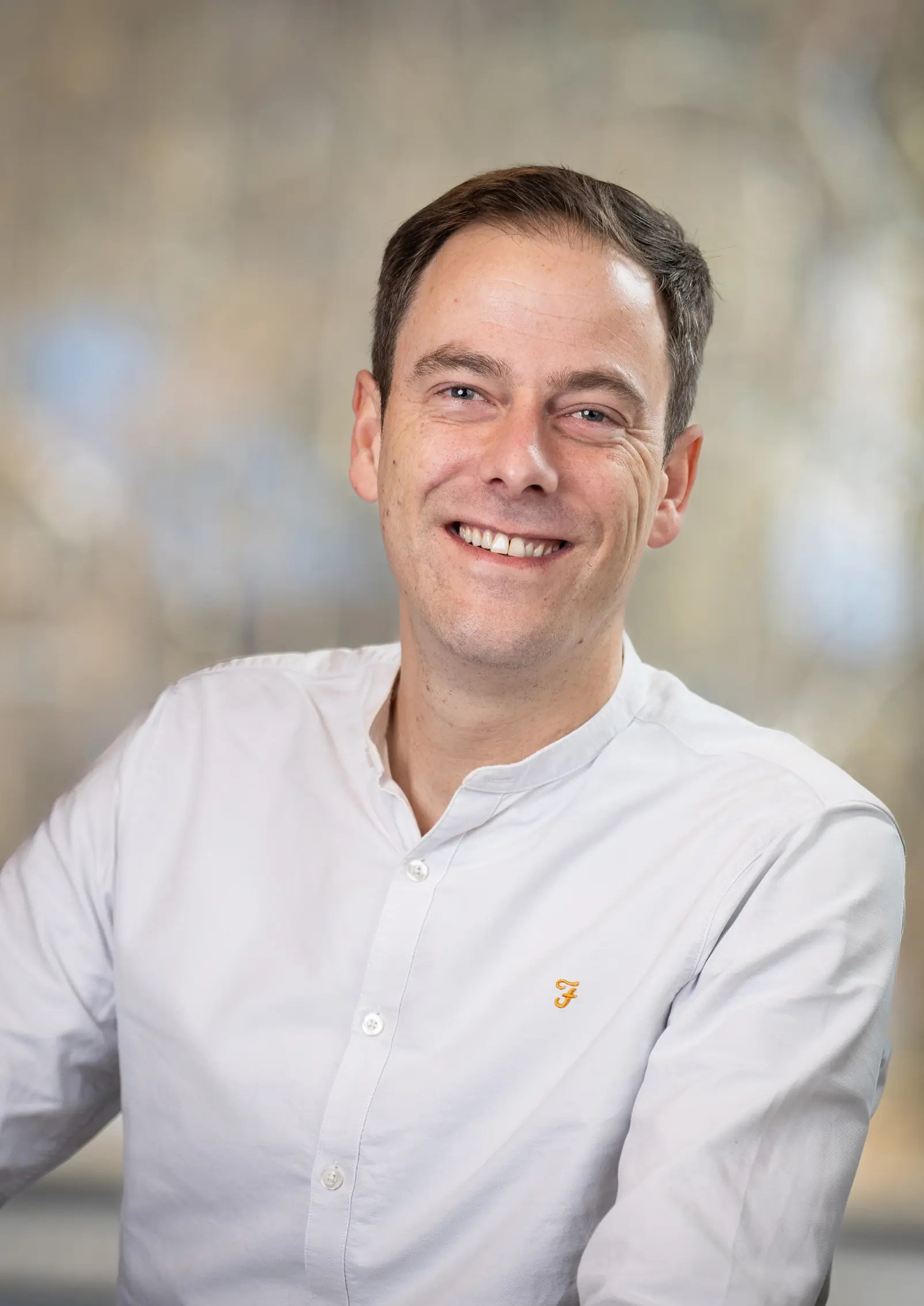Portret van Dave L., medewerker bij Twentecs