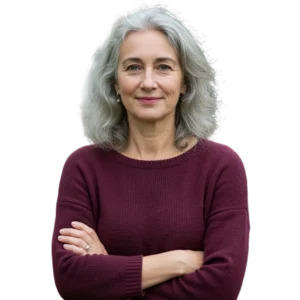 Vrouw met gekruiste armen, representatief voor het gemeentelijk sociaal domein